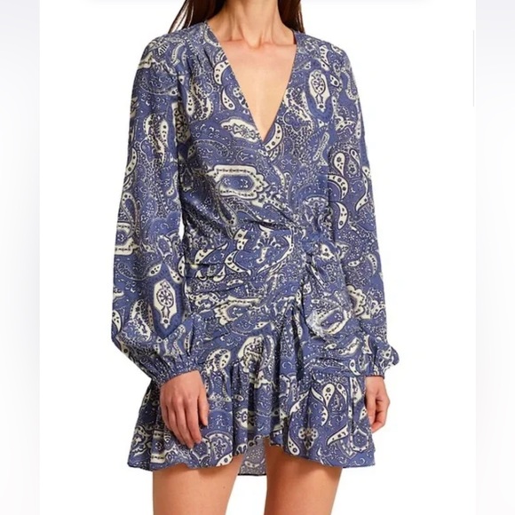 NWT Veronica Beard Erinne Paisley Sz 4 - Picture 1 of 5
